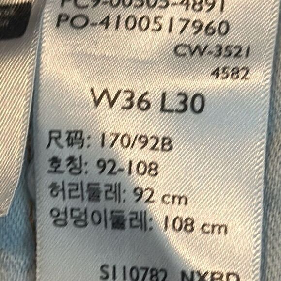 Levi’s Mens 505 Straight Leg Jeans size 36x30 - Picture 9 of 9